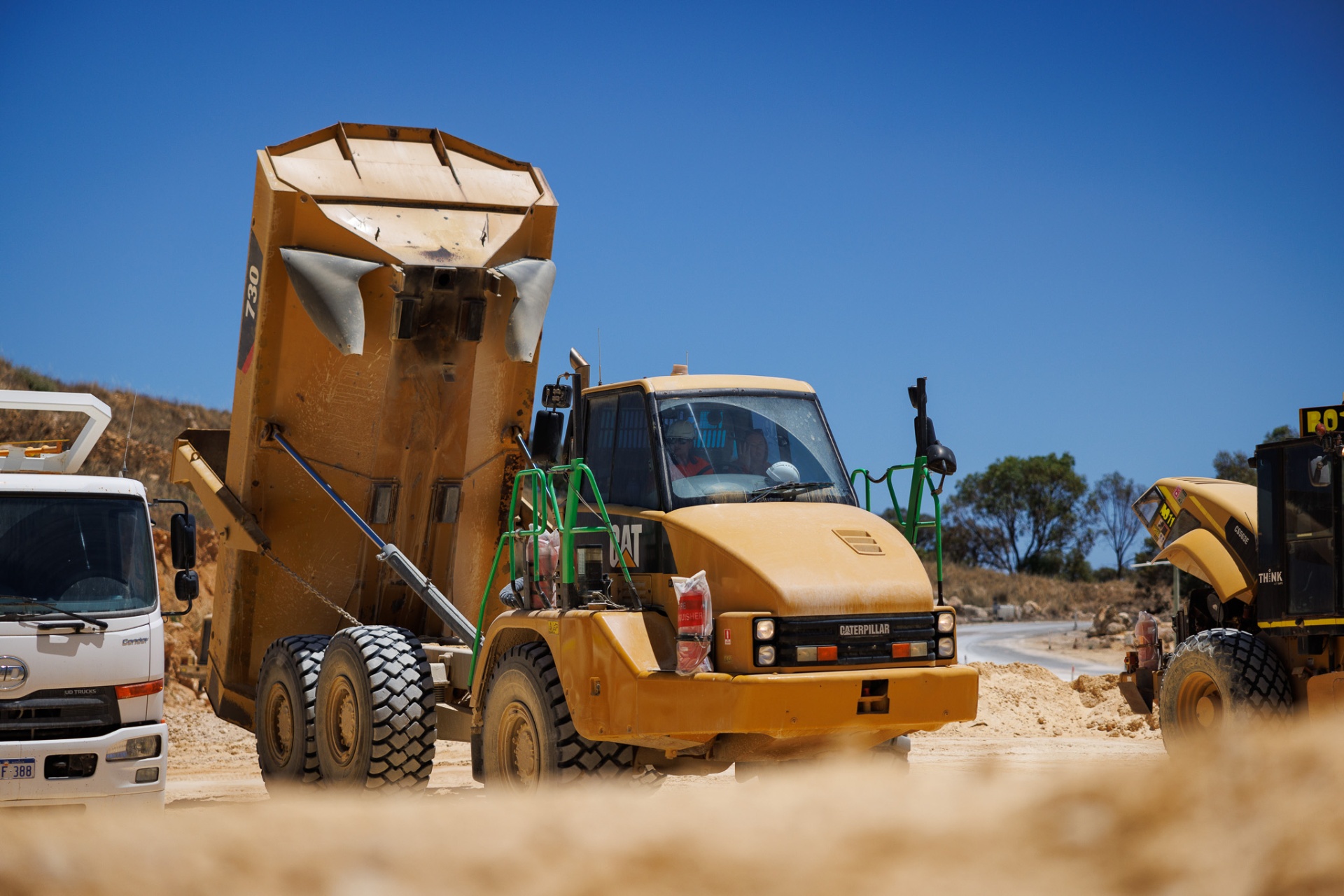 Articulated truck training